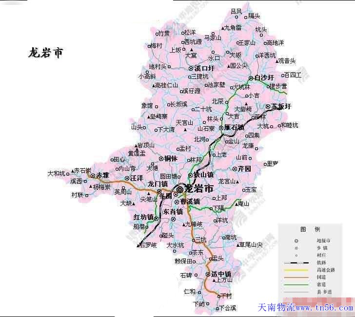 東莞到龍巖市地圖 m.flyz1.cn